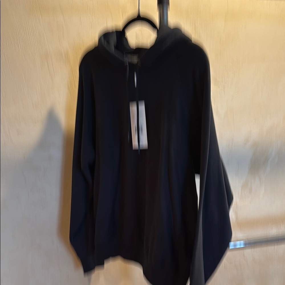Thakoon black stringed hoodie NWT size XL